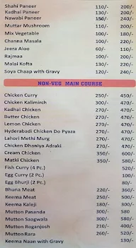 Lahori's Spl Chole Bhature menu 2