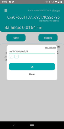 Ethereum, your wallet
