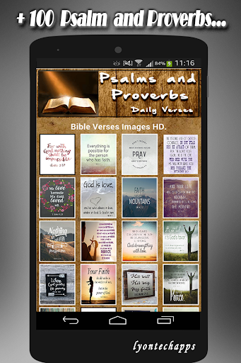 Screenshot Psalms and Proverbs Daily Vers