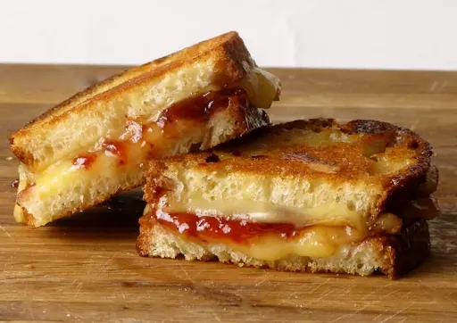 Cheese Jam Slice