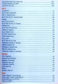 Hotel Aditi menu 6