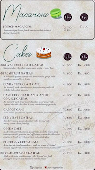 Cafe De Paris menu 1