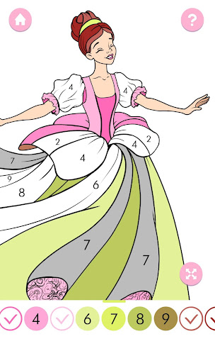 2021-princess-color-by-number-princess-coloring-book-pc-android