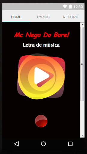 Mc Nego Do Borel Letras