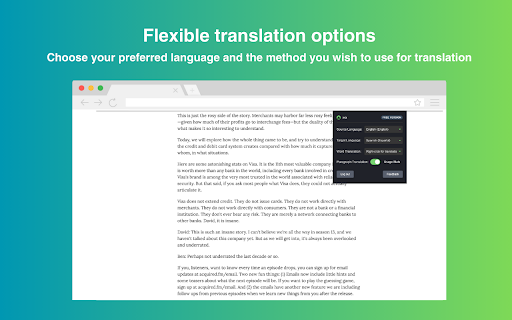 Echo Translate: ChatGPT Web Translation