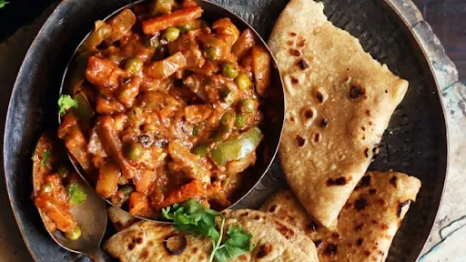 Mix Veg With 3 Butter Tandoori Roti