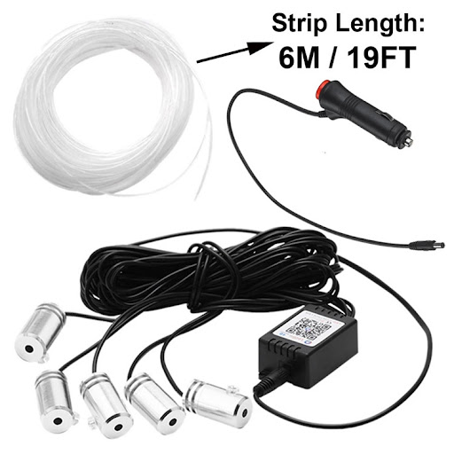 Title 7, One For Five Car Voice Control Atmosphere Light...