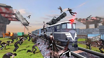 Train shooting - Zombie War Screenshot