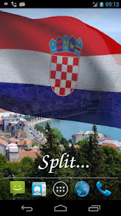 3D Croatia Flag Live Wallpaper(圖3)-速報App