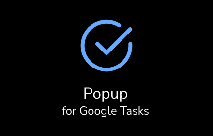 Popup for Google Tasks small promo image