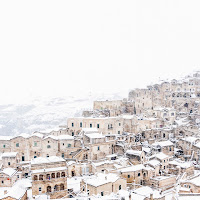 Matera imbiancata di 