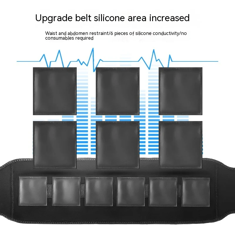 EMS Fitness Kemeri, Akıllı Şekillendirme Silikon Bel Bandı, Bel Masaj Aleti, Fitness Ekipmanı, İnce Bel, Karın Kasları Çalışması