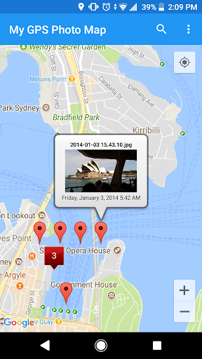 Screenshot My GPS Photo Map