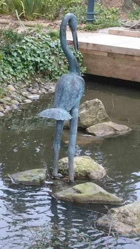 Heron Statue