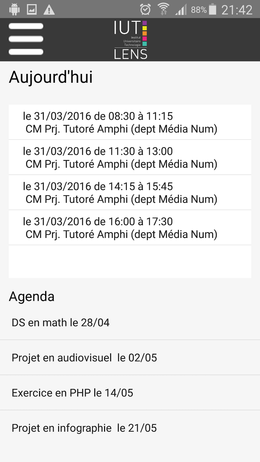 EDT I.U.T de Lens Screen 2