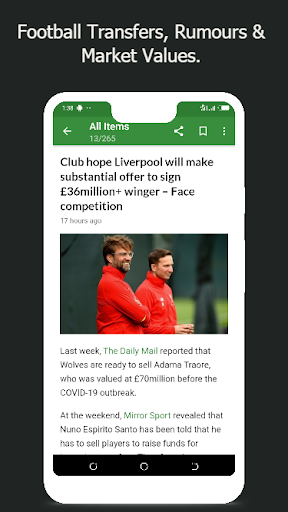 Screenshot Football News - Latest Transfe