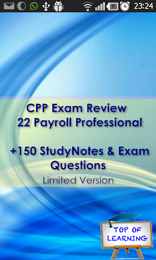 CPP app Payroll Exam review