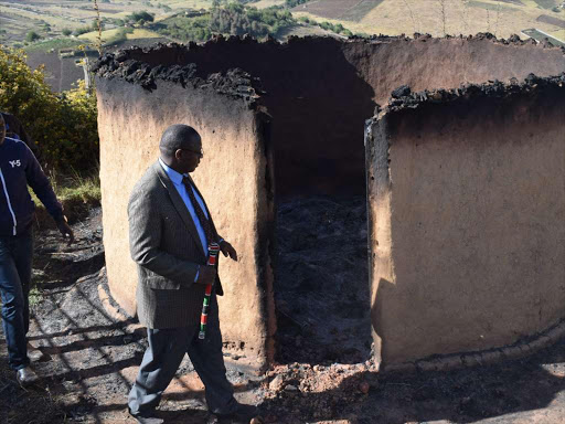 west pokot deputy governor Nicholas Adutonyang when he visited the region