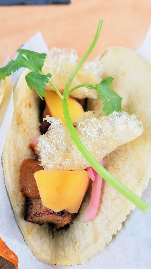 TD's Popup, this Tacos and Tequila Summer pop up has returned to the South Waterfront of Portland, they offer several tacos including a Halibut + Chorizo combo, Chicken en Achiote, Grilled Nopalito, or Tequila Braised Pork Belly as well as Carnes plates and snacks