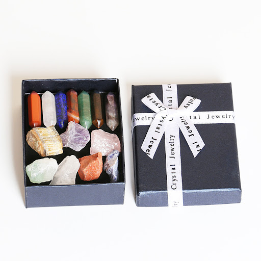 Title 5, Rough Stone Hexagon Prism Box Discover Natural ...