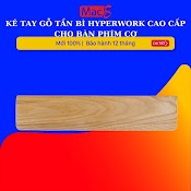 Kê Tay Gỗ Tần Bì Hyperwork Dành Cho Bàn Phím Cơ Màu Vàng Nhạt