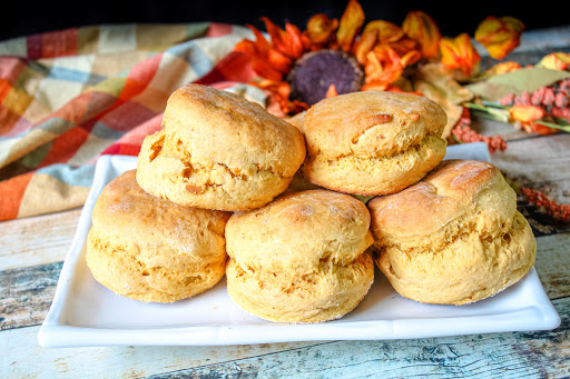 A platter of Yam Biscuits.