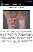 Osteoarthritis Treatment Screenshot