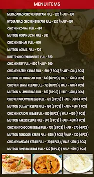 Ali Chicken Corner menu 1