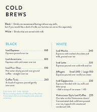 Blue Tokai Coffee Roasters menu 7