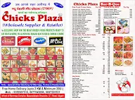 Chicks Plaza menu 1