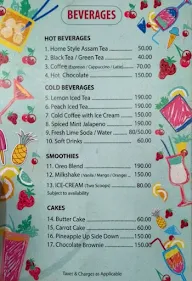 Cafe Craft menu 2