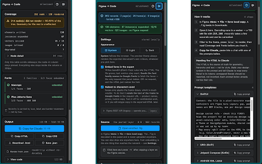 Figma → Code (local) screenshot 2