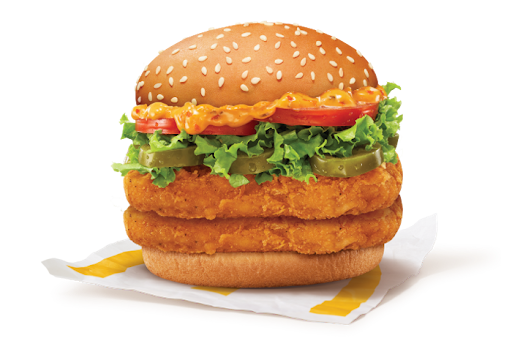 McSpicy Deluxe Chicken Double Patty Burger