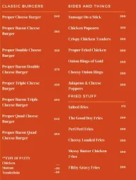 The All American Diner menu 3