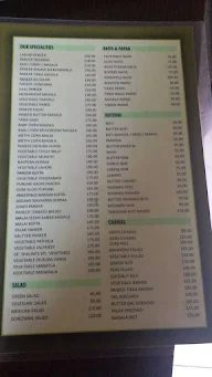 Shalini Restaurant menu 1