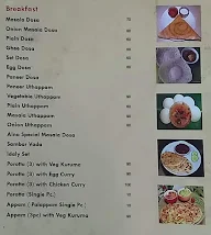 Alna South Indian Family Restaurant menu 2