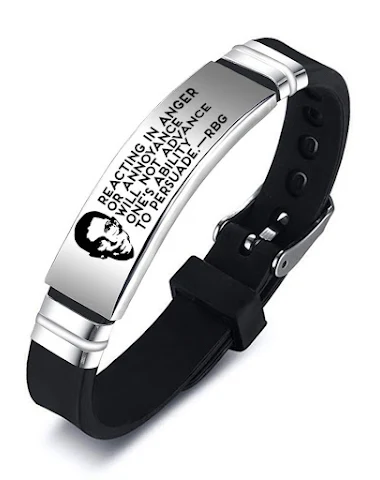 Bracelet en silicone et acier inoxy - 2