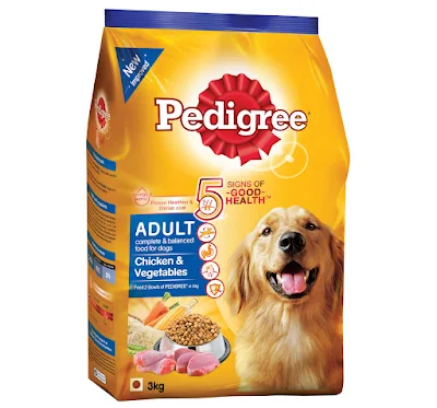 Pedigree Chicken Vegetable Dry Adult Dog Food 3 Kg