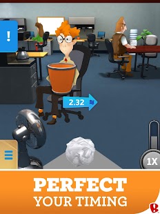 Paper Toss Boss Screenshot