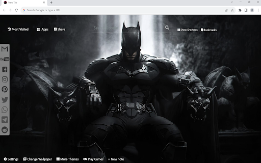 The Batman Wallpaper New Tab