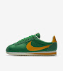 womens classic cortez classic green yellow ochre