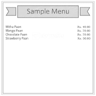 Flavour Paan Shop menu 1