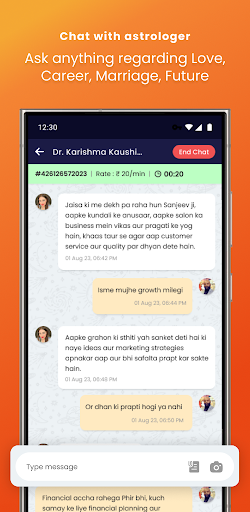 Screenshot NamoAstro -Talk to Astrologers