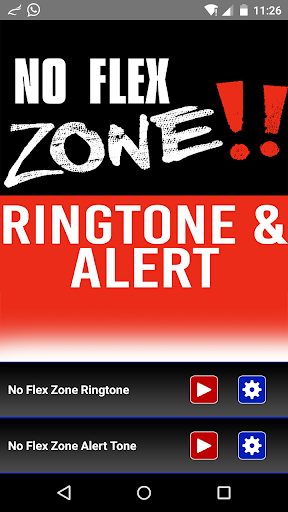 No Flex Zone Ringtone Alert