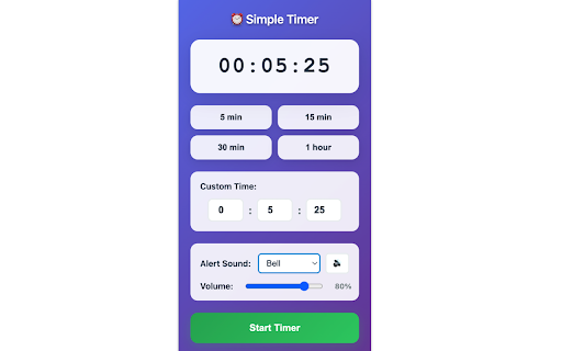Simple Timer screenshot 1