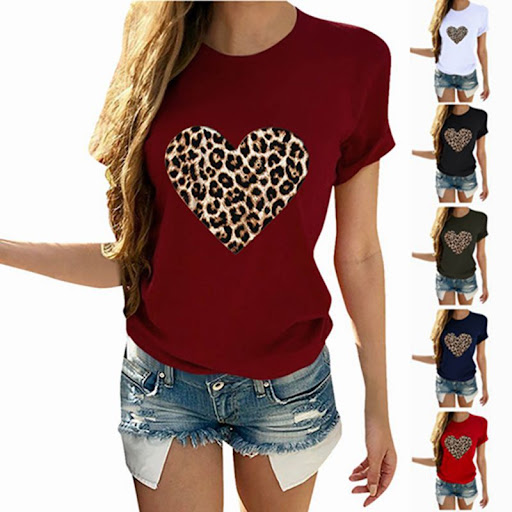 Title 5, Amazon Exclusieve dames top met luipaardprint e...