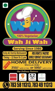 Wah Ji Wah menu 1