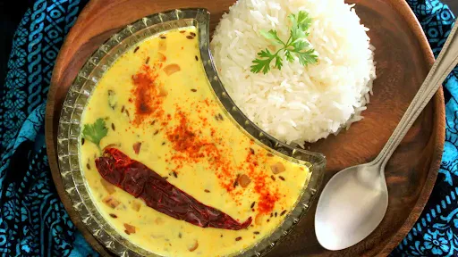 Kadhi Chawal Thali