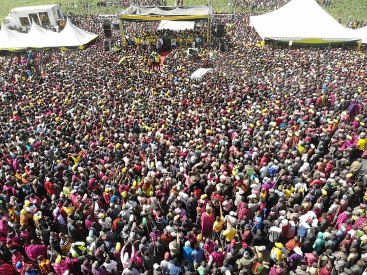 UDA rally in Narok County on Tuesday March 22, 2022