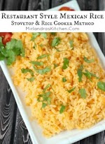 Restaurant Style Mexican Rice In A Rice Cooker was pinched from <a href="http://mirlandraskitchen.com/mexican-rice/" target="_blank">mirlandraskitchen.com.</a>